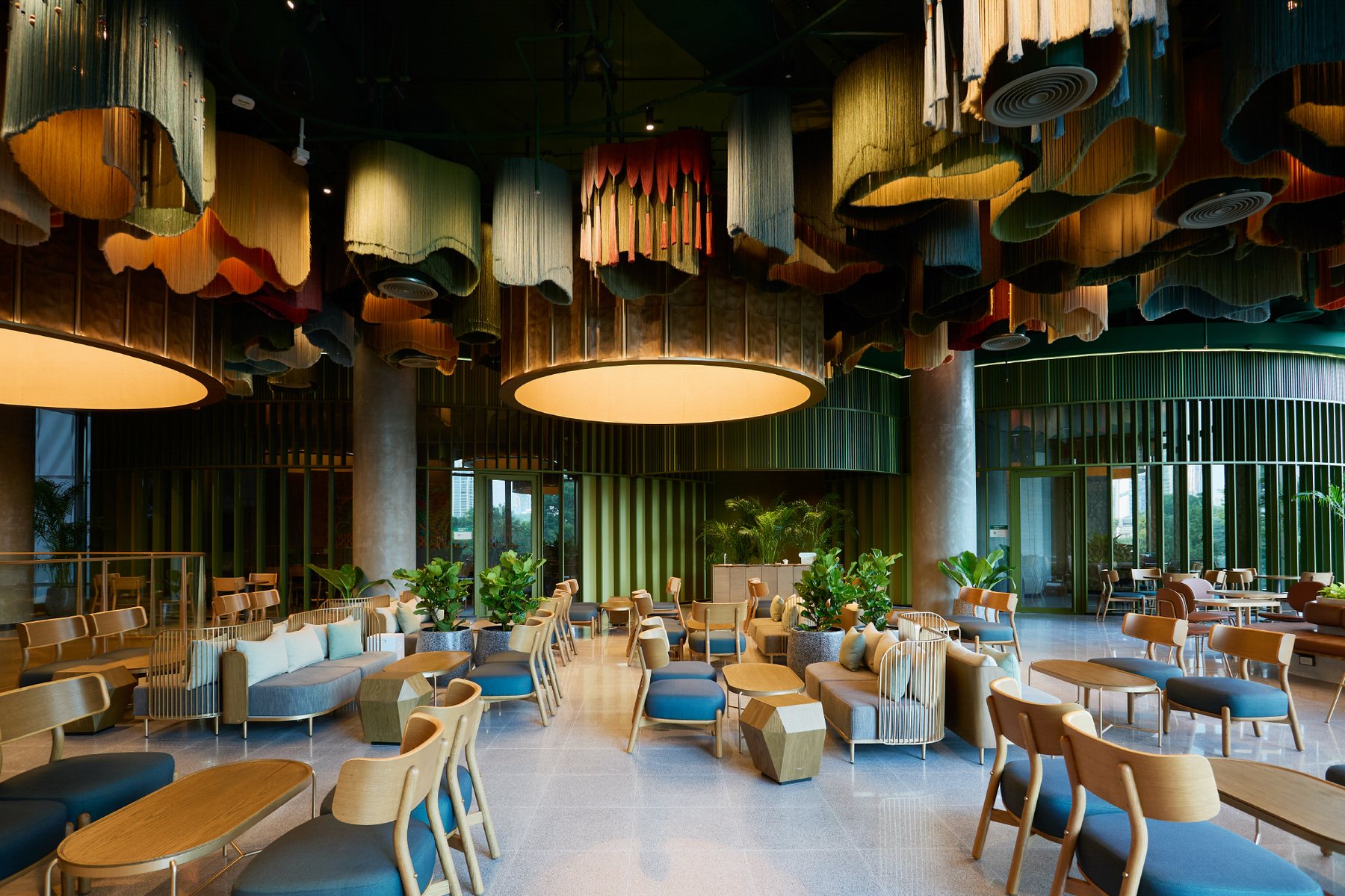 Northern Hill Tribes Ceiling Sculpture for STARBUCKS, One Bangkok — cover photo